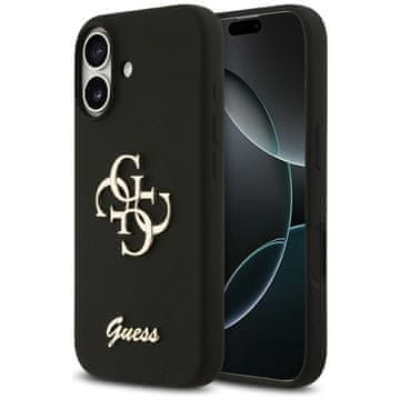Guess GUESS maskica za IPHONE 17 GUHCP17SSC4GSMK (Silicone W/ Big 4G Script) crno