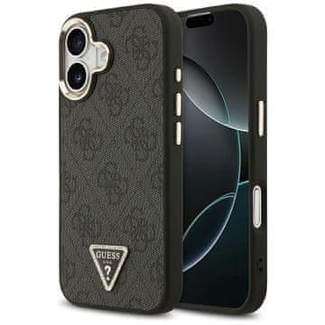 Guess GUESS maskica za IPHONE 17 kompatibilan iz MagSafe GUHMP17SP4GTDGMK (4G PU W/ Triangle Logo) zlato crno
