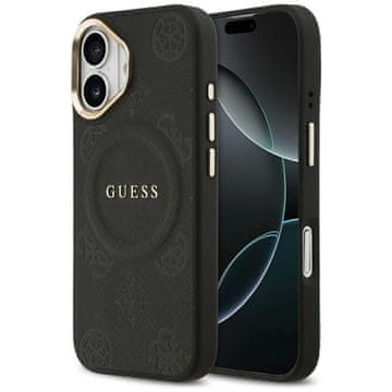 Guess GUESS maskica za IPHONE 17 kompatibilan iz MagSafe GUHMP17SPSAMSECK (PU W/ Peony Hot Stamp) crno