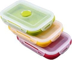 GM WEB Sklopive posude za užinu – 3 komada/set 500 ml