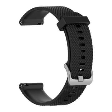 BStrap Silicone Land remen za Garmin Vivoactive 3, black