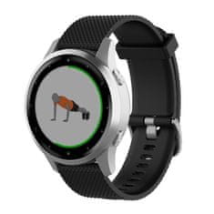 BStrap Silicone Land remen za Garmin Vivoactive 3, black