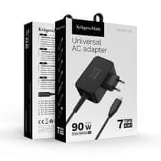Krüger&Matz Univerzalni zamjenski adapter za napajanje prijenosnog računala 5-20V 90W Power Delivery