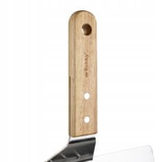 Ruhhy Jaki reket za pizzu od nehrđajućeg čelika 47 cm drvena ručka + silikonska rukavica