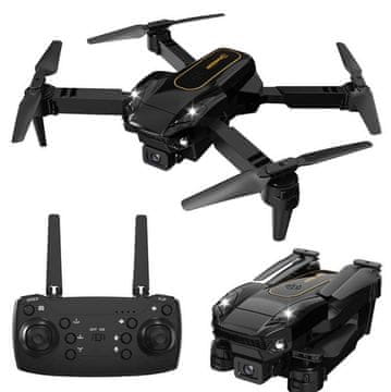 Lean-toys Punjivi LED sklopivi dron s HD kamerom 2,4 GHz SY16 FLOW HOVER