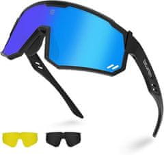 GM WEB Polarizirane sportske sunčane naočale za muškarce i žene, plava