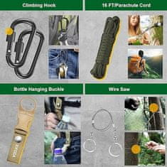 GM WEB 27-dijelni komplet za preživljavanje – savršen poklon za avanturiste