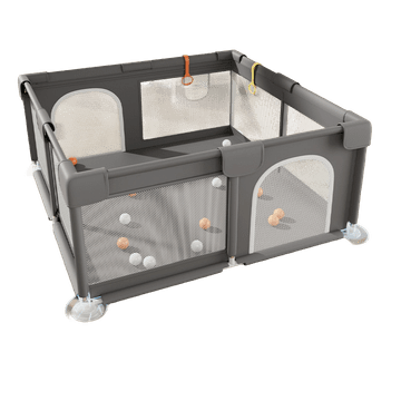 Tavalax Dječji ograđeni prostor za igru, Siva, 180x200 cm