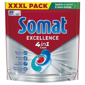 Somat 4u1 kapsule za perilicu posuđa, 88 pranja