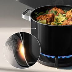 WMF Fusiontec Mineral Pro 4-delni set posode, 16/16/20/24 cm, stekleni pokrovi, črn (518695290)