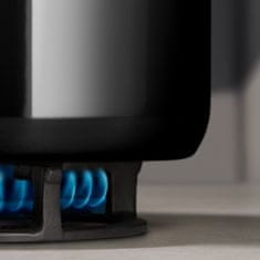 WMF Fusiontec Mineral Pro 4-delni set posode, 16/16/20/24 cm, stekleni pokrovi, črn (518695290)