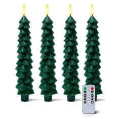 HOME & MARKER® Treperava svijeća bez plamena s daljinskim upravljačem, dekoracija za dom i blagdane | CANDLETREE