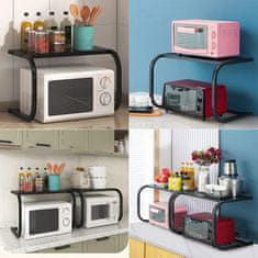 HOME & MARKER® Višenamjenska metalna polica za kuhinju i ured, čvrsta čelična konstrukcija za organizaciju prostora | SHELFKA