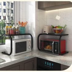 HOME & MARKER® Višenamjenska metalna polica za kuhinju i ured, čvrsta čelična konstrukcija za organizaciju prostora | SHELFKA