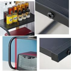 HOME & MARKER® Višenamjenska metalna polica za kuhinju i ured, čvrsta čelična konstrukcija za organizaciju prostora | SHELFKA