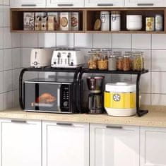 HOME & MARKER® Višenamjenska metalna polica za kuhinju i ured, čvrsta čelična konstrukcija za organizaciju prostora | SHELFKA