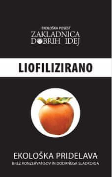 EKOLOŠKA POSEST ZDI Liofilizirani kaki (sorta Tipo) 50 G- manji komadi