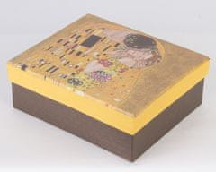 Set od 2 šalice sa žličicama za kavu (esspreso) s dekorom Gustav Klimt Poljubac