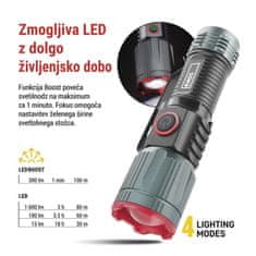 EMOS LED punjiva svjetiljka, metalna, 300 lm, 700 mAh