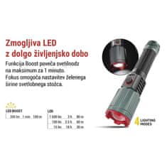 EMOS LED punjiva svjetiljka, metalna, 1200 lm, 2200 mAh