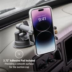 Scosche HDGRIP XL nosač za telefon sa stezaljkom s vakumom, produžetak od 11cm