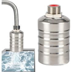HOME & MARKER® Automatski plovni ventil za vodu od nehrđajućeg čelika, za spremnik, cisternu i bazen | VALVPRO