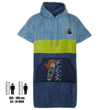 Wave Hawaii Pončo Kapalua, L, 100% pamuk