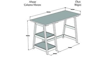 Woody Fashion Studijski stol, Perla - Birch