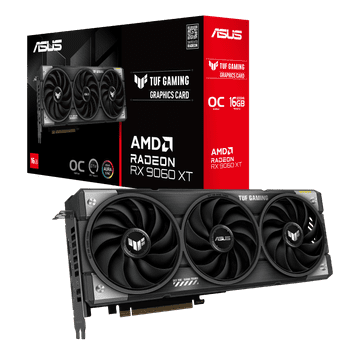 ASUS TUF Gaming Radeon grafička kartica, RX 9060 XT, 16GB, GDGR6, OC izdanje (90YV0LF0-M0NA00)