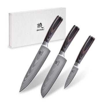 HI 3-Set 撓 Chairo Shōto + Santoku + Sifu - set od tri noža od damaščanskog čelika