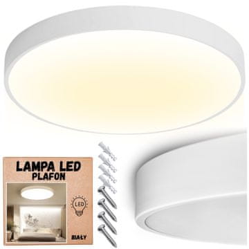 LED Solution Plafon stropna okrugla LED svjetiljka bez treperenja, hladno bijela