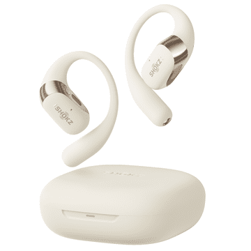 SHOKZ OpenFit 2, bež, bežične slušalice
