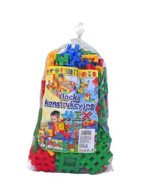 MEJ-POL Klocki Wafle - Zestaw Mix 110 elementów
