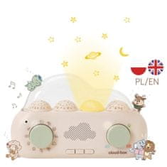 Cloud B CloudBox Muzyczny projektor z bajkami Wersja polsko - angielska