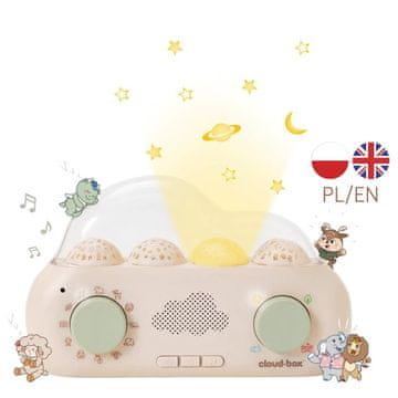 Cloud B CloudBox Muzyczny projektor z bajkami Wersja polsko - angielska