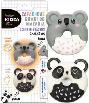 Kidea 2x mirisna gumica Panda i Koala