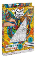 Grafix Slikanje po brojevima na platnu TIGER Set s bojama i platnom 30x40 -