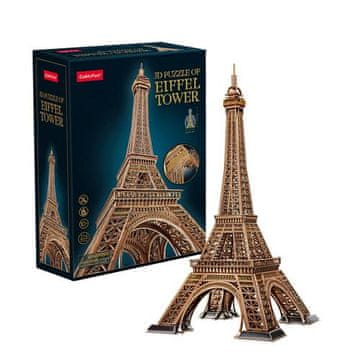 Bic KUBIČNA ZABAVNA VELIKA 3D SLAGALICA Eiffelov toranj 314 slagalica - 97 cm - MC284H
