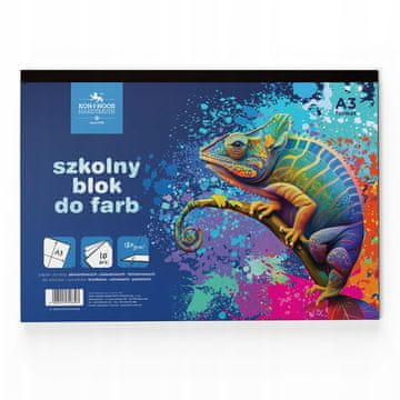 ŠKOLSKI BLOK ZA BOJANJE A4/16 STRANICA 180G. KAMELEON 8310