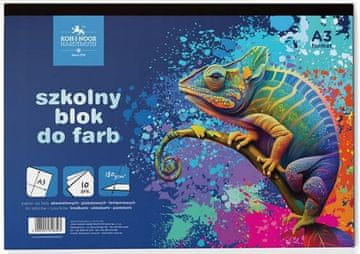 ŠKOLSKI BLOKOVI ZA BOJE A3/10 PAKIRANJE 180 G. KAMELEON 8297