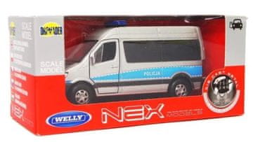 Dromader WELLY MERCEDES-BENZ SPRINTER KOMBI POLICIJA0215