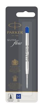 PARKER QINKFLW PLAVI M BLISTER PUNJENJE A"12