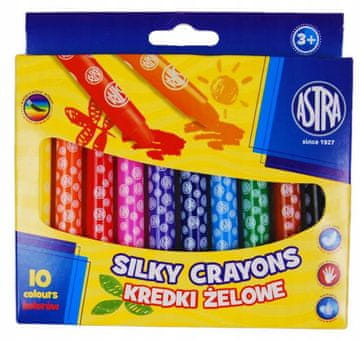 SILKY ASTRA bojice u gelu na uvijanje - 10 boja