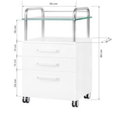 ACTIVESHOP Podijatrijski asistent 6053 bijeli
