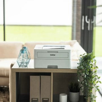 slomart Brother HL-B2180DW Laserski pisač, siva, LCD zaslon, Wi-Fi