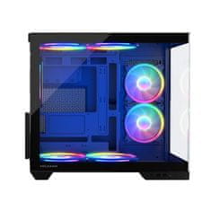 Modecom MODECOM Volcano Panorama APEX ARGB 3F Midi Tower kućište, sivo
