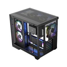 Modecom MODECOM Volcano Panorama APEX ARGB 3F Midi Tower kućište, sivo