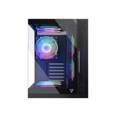 Modecom MODECOM Volcano Panorama APEX ARGB 3F Midi Tower kućište, sivo