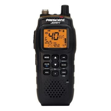 PRS President Jerry ASC AM/FM CB prijenosni radio, crni