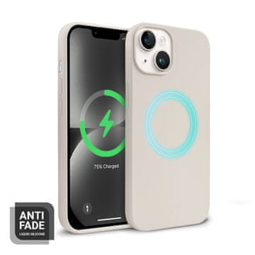 Crong Color Cover Magnetic - iPhone 14 Plus MagSafe maska (kameno bež)